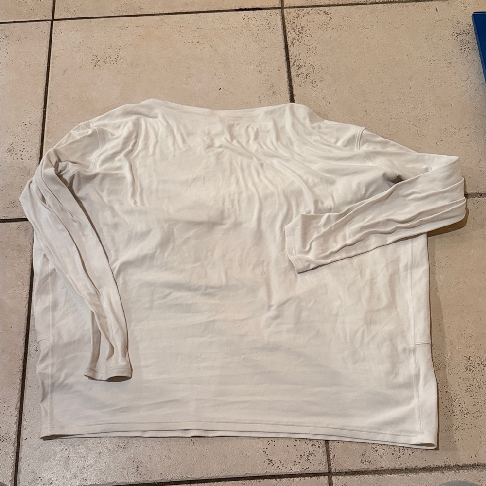 lululemon athletica White Long Sleeve Top